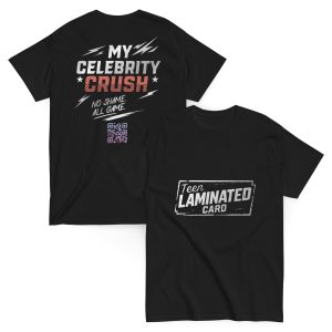 CELEBRITY CRUSH TEEN T-SHIRT - QR CODE