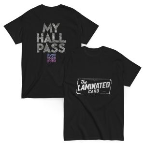 MY HALL PASS ADULT T-SHIRT - QR CODE