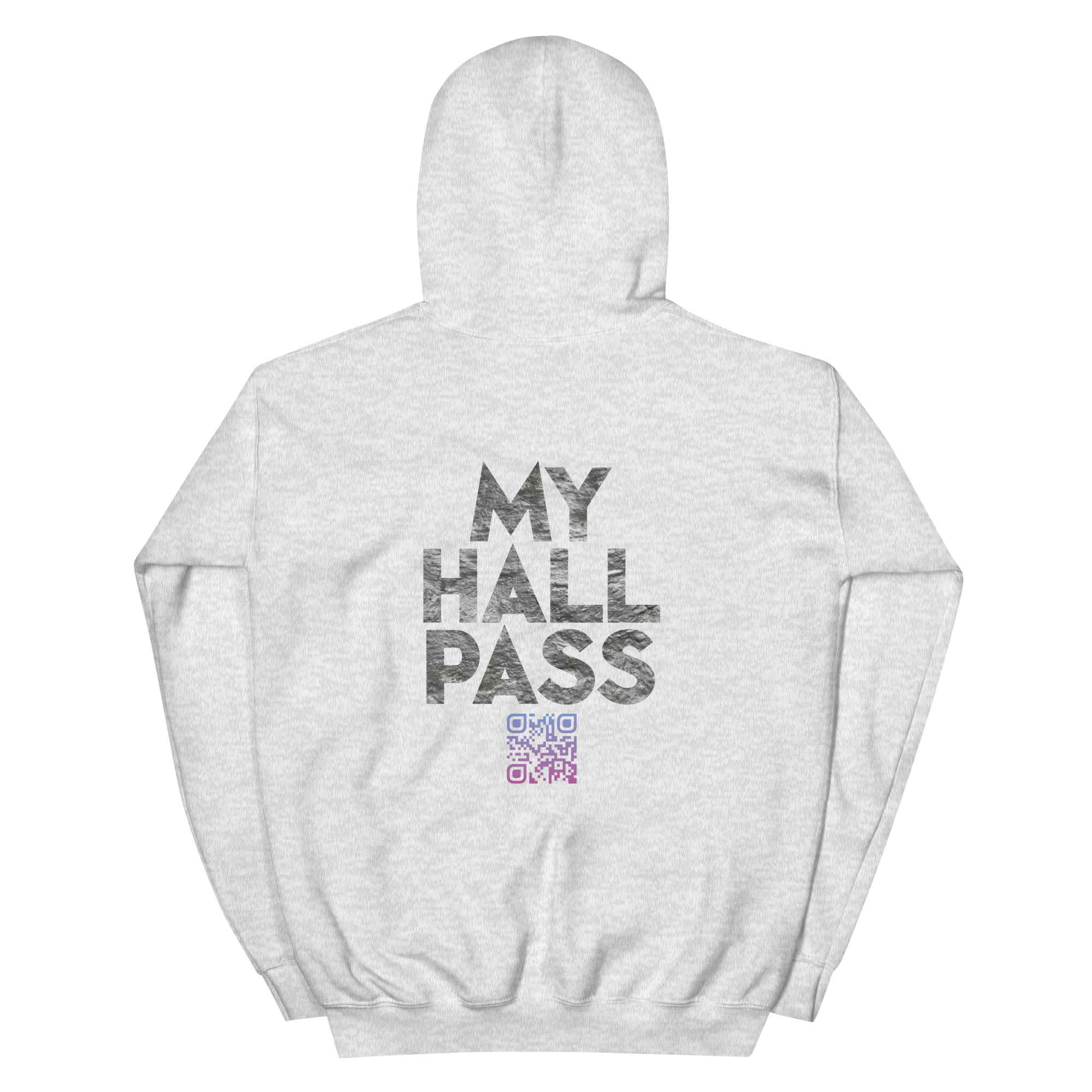 MY HALL PASS ADULT HOODIE-QR CODE - Image 13