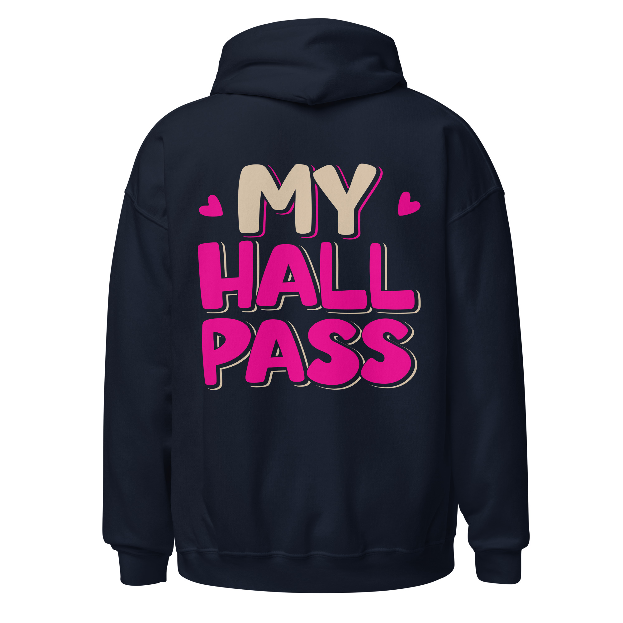 MY HALL PASS ADULT HOODIE - Image 4